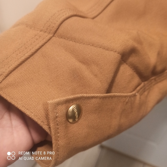 Carhartt men's, full zip up cargo work jacket. size XXL - Picture 9 of 16